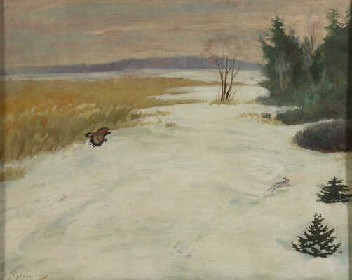 Егоров Андрей Афанасьевич. За зайцем